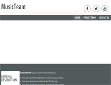 Tablet Screenshot of musicteam.com